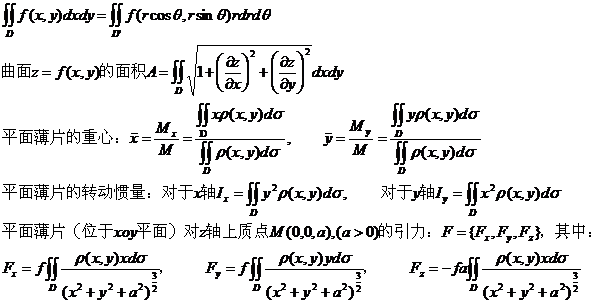 普通类专升本考试高等数学公式大全(2)(第1页